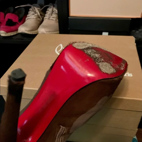 Christian Louboutin Ciara In Camouflage Booties - Picture 8 of 8